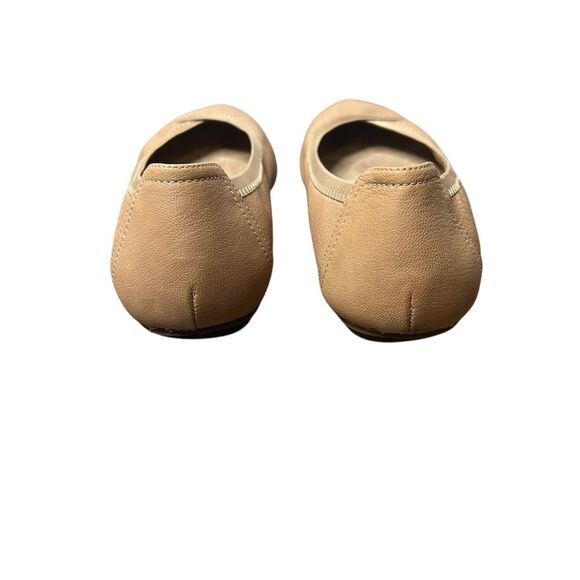 Vionic Tan Leather Flats 9.5 Slip On Nude Neutral Ballet Flats Caroll - Picture 4 of 7
